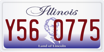 IL license plate Y560775