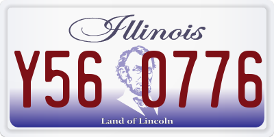 IL license plate Y560776
