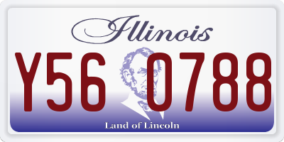 IL license plate Y560788