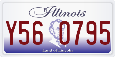 IL license plate Y560795