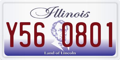 IL license plate Y560801