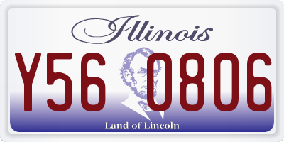 IL license plate Y560806