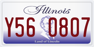 IL license plate Y560807
