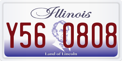 IL license plate Y560808
