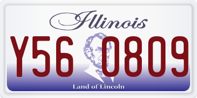 IL license plate Y560809