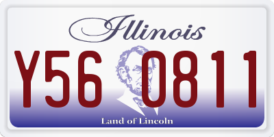 IL license plate Y560811