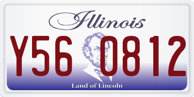 IL license plate Y560812