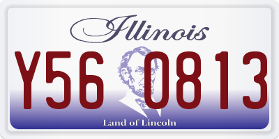 IL license plate Y560813