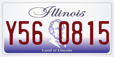 IL license plate Y560815