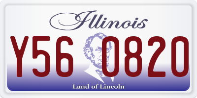 IL license plate Y560820