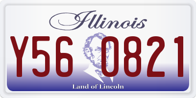 IL license plate Y560821