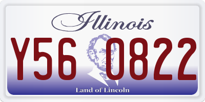 IL license plate Y560822
