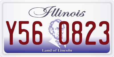 IL license plate Y560823