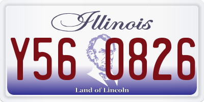 IL license plate Y560826