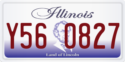 IL license plate Y560827