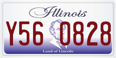 IL license plate Y560828