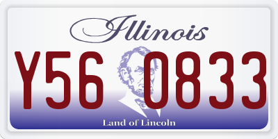 IL license plate Y560833