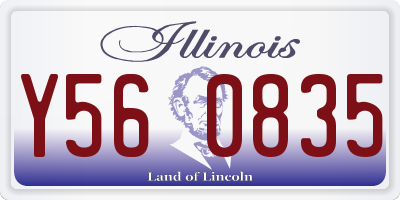 IL license plate Y560835