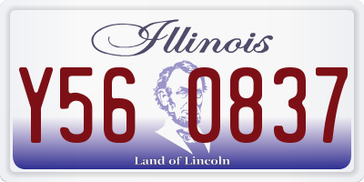IL license plate Y560837