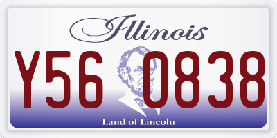 IL license plate Y560838