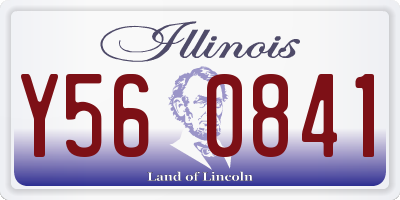 IL license plate Y560841