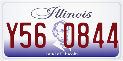 IL license plate Y560844