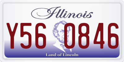 IL license plate Y560846