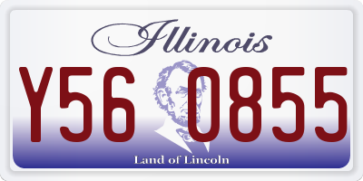 IL license plate Y560855