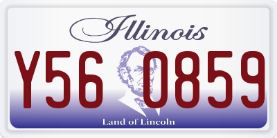 IL license plate Y560859