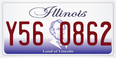 IL license plate Y560862