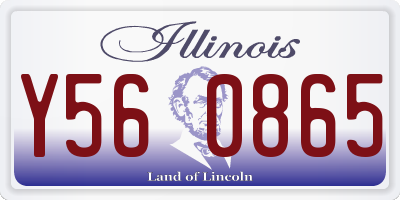 IL license plate Y560865