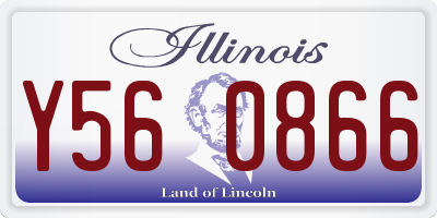 IL license plate Y560866
