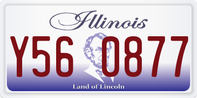 IL license plate Y560877