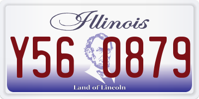 IL license plate Y560879