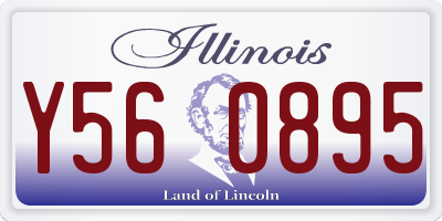 IL license plate Y560895