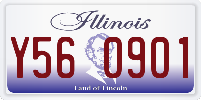 IL license plate Y560901