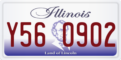 IL license plate Y560902