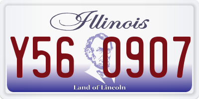 IL license plate Y560907