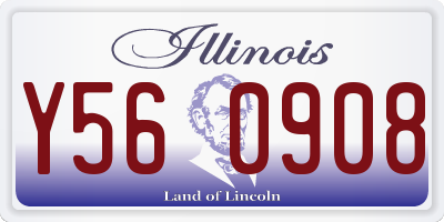 IL license plate Y560908