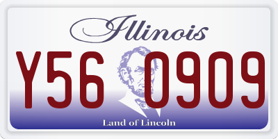 IL license plate Y560909
