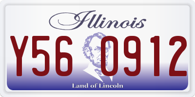 IL license plate Y560912