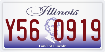 IL license plate Y560919