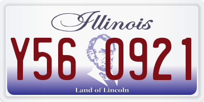 IL license plate Y560921