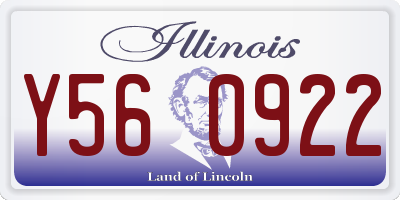 IL license plate Y560922
