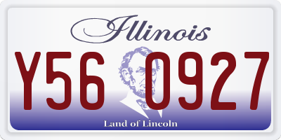 IL license plate Y560927