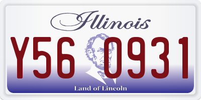IL license plate Y560931