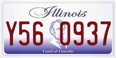 IL license plate Y560937
