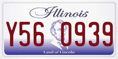 IL license plate Y560939