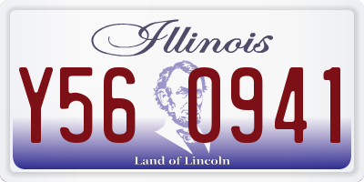 IL license plate Y560941