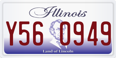 IL license plate Y560949